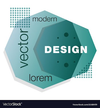 Minimalistic design creative concept modern vector image