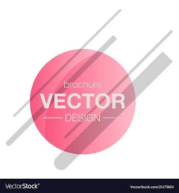 Minimalistic design creative concept modern vector image