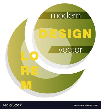 Minimalistic design creative concept modern vector image