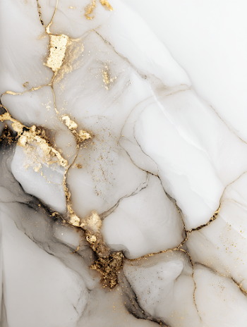 Minimalistic Marble Texture with Gold Accents