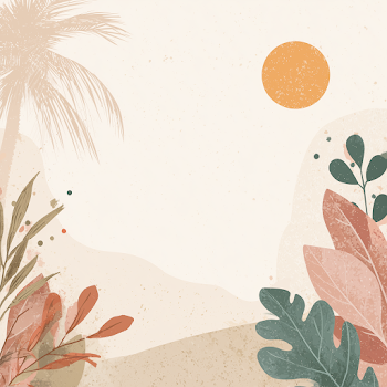 Minimalistic Summer Party Invitation Card