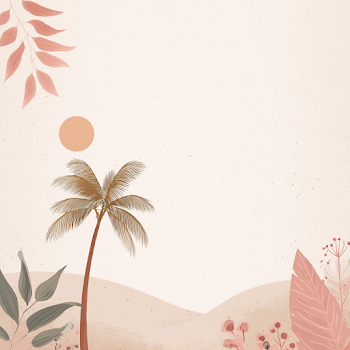 Minimalistic Summer Party Invitation Card Design