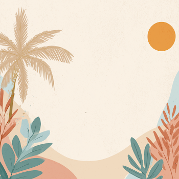 Minimalistic Summer Party Invitation Design