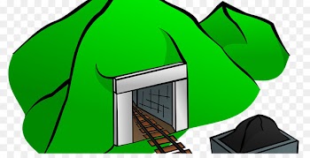 Mining, Coal Mining, Coal, Green, House PNG