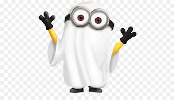 Minions Halloween Ghost Haunted house Humour - Boo's Adventures At Home 