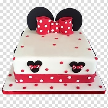 Minnie Mouse Birthday cake Sheet cake Frosting & Icing Bakery, 1st birthday transparent background PNG clipart