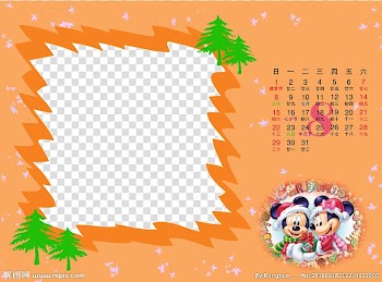 Minnie Mouse Goofy Daisy Duck Pluto The Walt Disney Company, Orange Frame transparent background PNG clipart