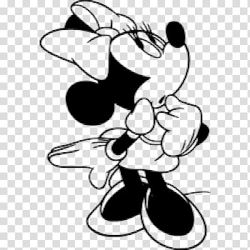 Minnie Mouse Mickey Mouse Coloring book Drawing The Walt Disney Company, minnie mouse transparent background PNG clipart