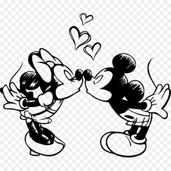 Minnie Mouse Mickey Mouse Drawing Donald Duck Sketch - cartoon wedding 