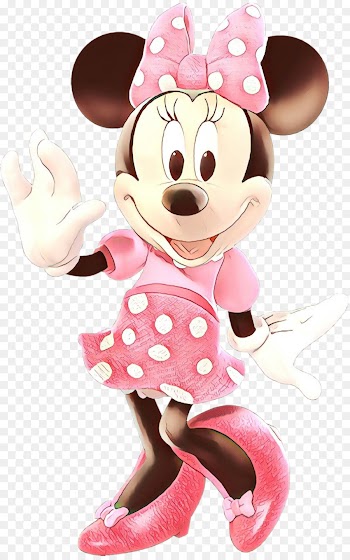 Minnie Mouse, Mickey Mouse, Invitation, Cartoon, Pink PNG