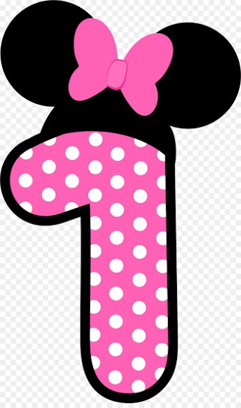 Minnie Mouse Mickey Mouse Number Birthday - minnie mouse 