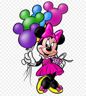 Minnie Mouse Mickey Mouse Pluto Donald Duck Birthday - Minnie Mouse Transparent PNG Clip Art Image 