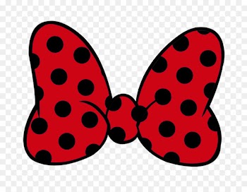 Minnie Mouse Mickey Mouse Red Ribbon - MINNIE 