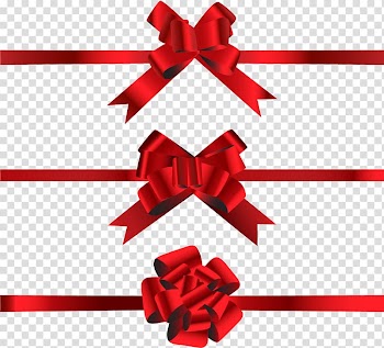 Minnie Mouse Ribbon Red, red bow transparent background PNG clipart