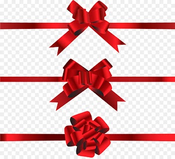Minnie Mouse Ribbon Red - Vector red bow 