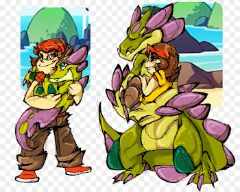 MinoMonsters Fan art Illustration Drawing - snappy background 