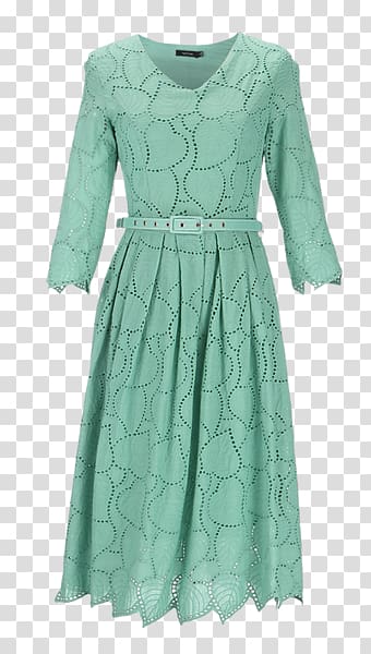Mint green dress transparent background PNG clipart