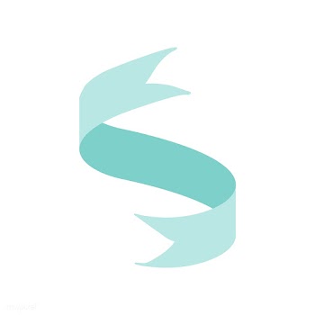 Mint green ribbon banner doodle style vector | Free stock vector - 519691