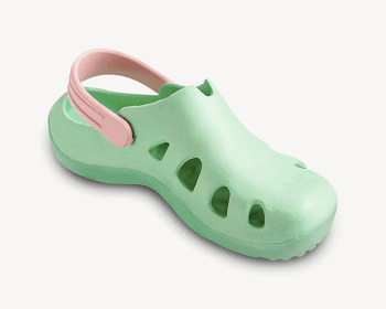 Mint rubber sandal, collage element | Free PSD - rawpixel