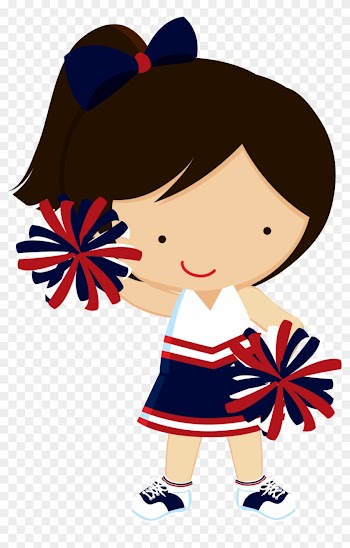Minus - Baby Cheerleader Clipart