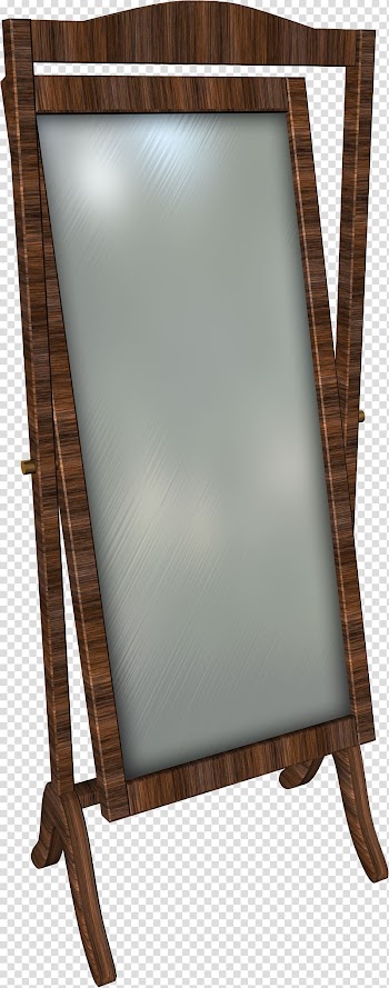 Mirror, Brown Creative Mirror transparent background PNG clipart