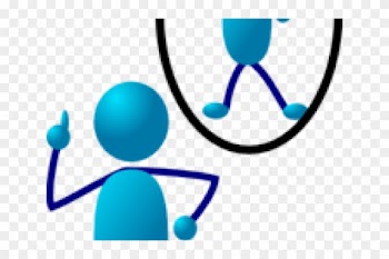 Mirror Clipart Self Reflection - Stick People Clip Art
