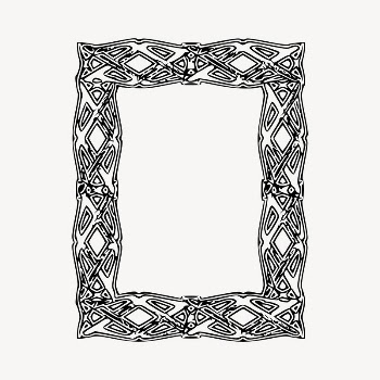 Mirror frame clipart, vintage hand | Free Vector - rawpixel