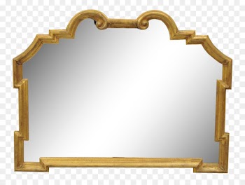 Mirror Hollywood Regency Wood carving Regency architecture - mirror 