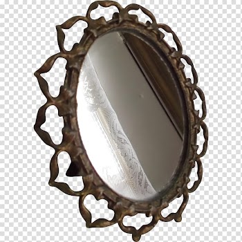 Mirror Paper Vanity Frames Oval, vanity transparent background PNG clipart