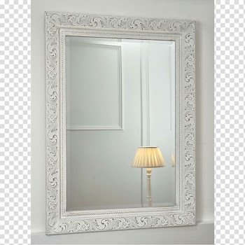 Mirror Shabby chic Frames Rectangle Bedside Tables, kitchen shelf transparent background PNG clipart