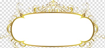 Mirror with gold frame illustration, frame, Gold frame transparent background PNG clipart