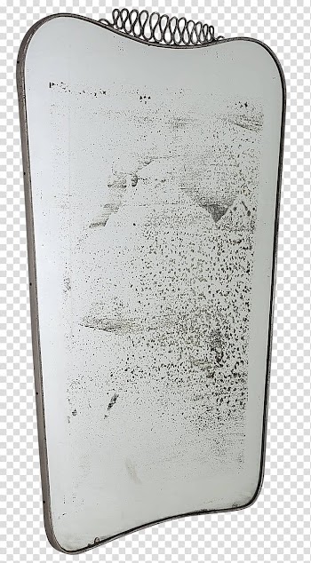 Mirrors, white frame transparent background PNG clipart