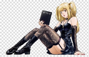 Misa Amane Light Yagami Mello Death Note, death note transparent background PNG clipart