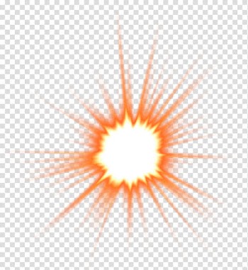 Misc bg element, orange and yellow light burst illustration transparent background PNG clipart