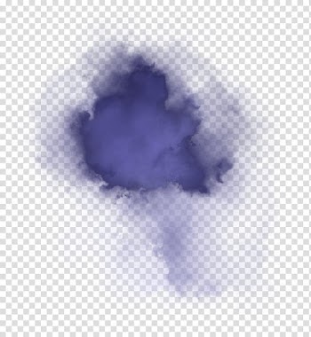 Misc cloud smoke element, purple smoke transparent background PNG clipart