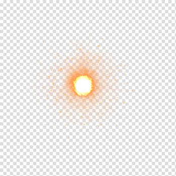 Misc fire explosion, orange light blast transparent background PNG clipart
