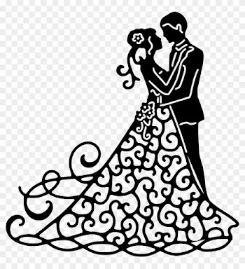 Misc, Personal Use, 50, - Wedding Couple Diecut