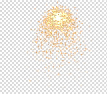 Misc sparkly element, yellow sparkling light transparent background PNG clipart