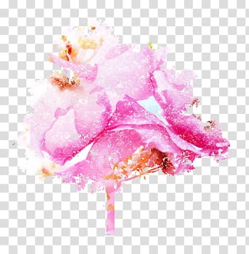 Misc texture X, pink and white flower abstract painting transparent background PNG clipart