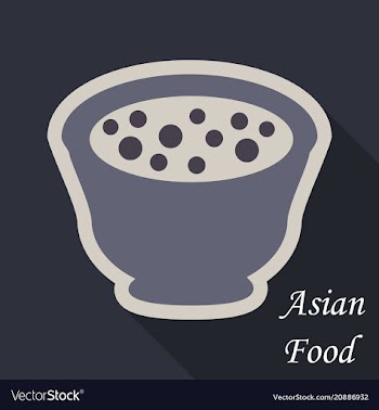 Miso soup japanese food graphic object top view vector image