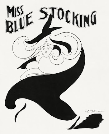 Miss Blue Stocking (1890) art | Free Photo Illustration - rawpixel