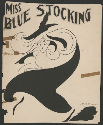 Miss Blue Stocking (1890) art | Free Photo Illustration - rawpixel
