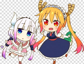Miss Kobayashi's Dragon Maid Chibi Anime, Chibi transparent background PNG clipart