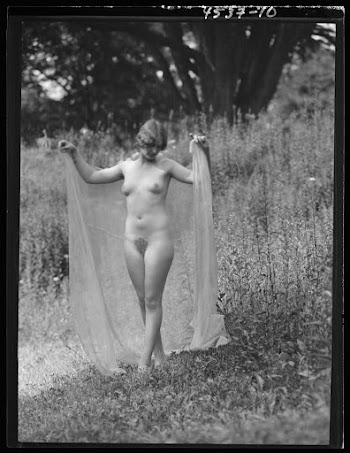 Miss Margaret Olson standing outdoors | Free Photo - rawpixel
