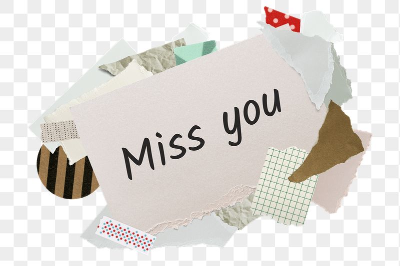 Miss you png word sticker, | Free PNG - rawpixel
