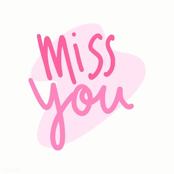 Miss you typography vector in pink | Free stock vector - 472579