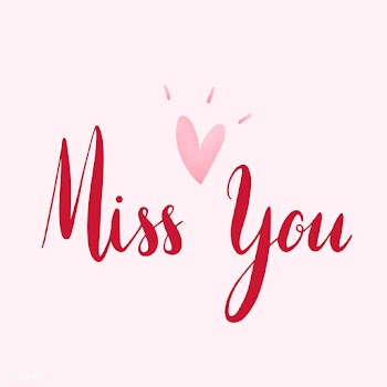Miss you typography vector in red | Free stock vector - 511871