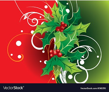 Mistle Toe Design vector image