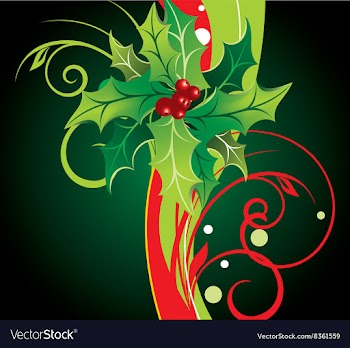 Mistle Toe Design vector image