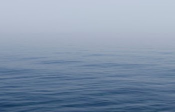 misty body of water